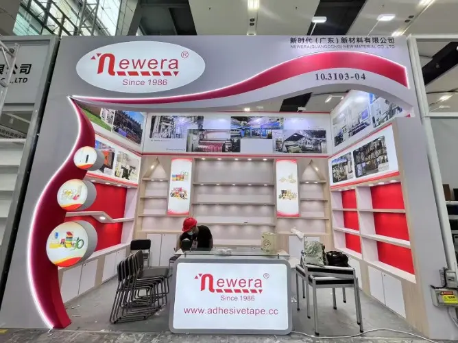 We Prepare for Packaging Tape Exhibition and After Customer Coming By