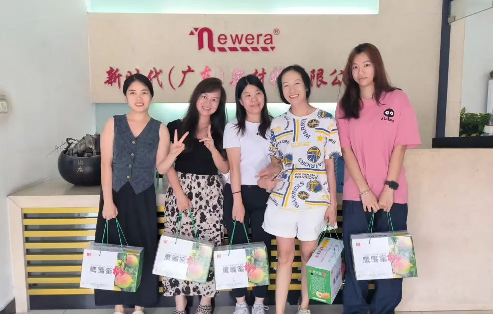 Company Give Out Peach in Summer Time: Share the Sweet and  Fruit After Hard Work