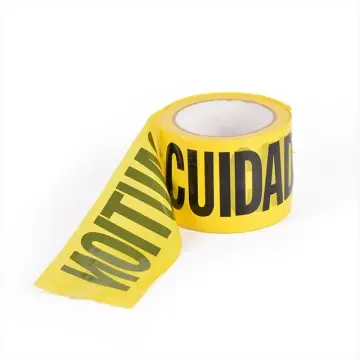 Keep Distance Yellow Caution Tape