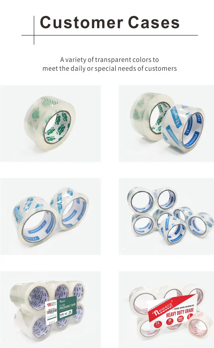 2 Inch Custom BOPP Transparent Clear Packing Tape (7)