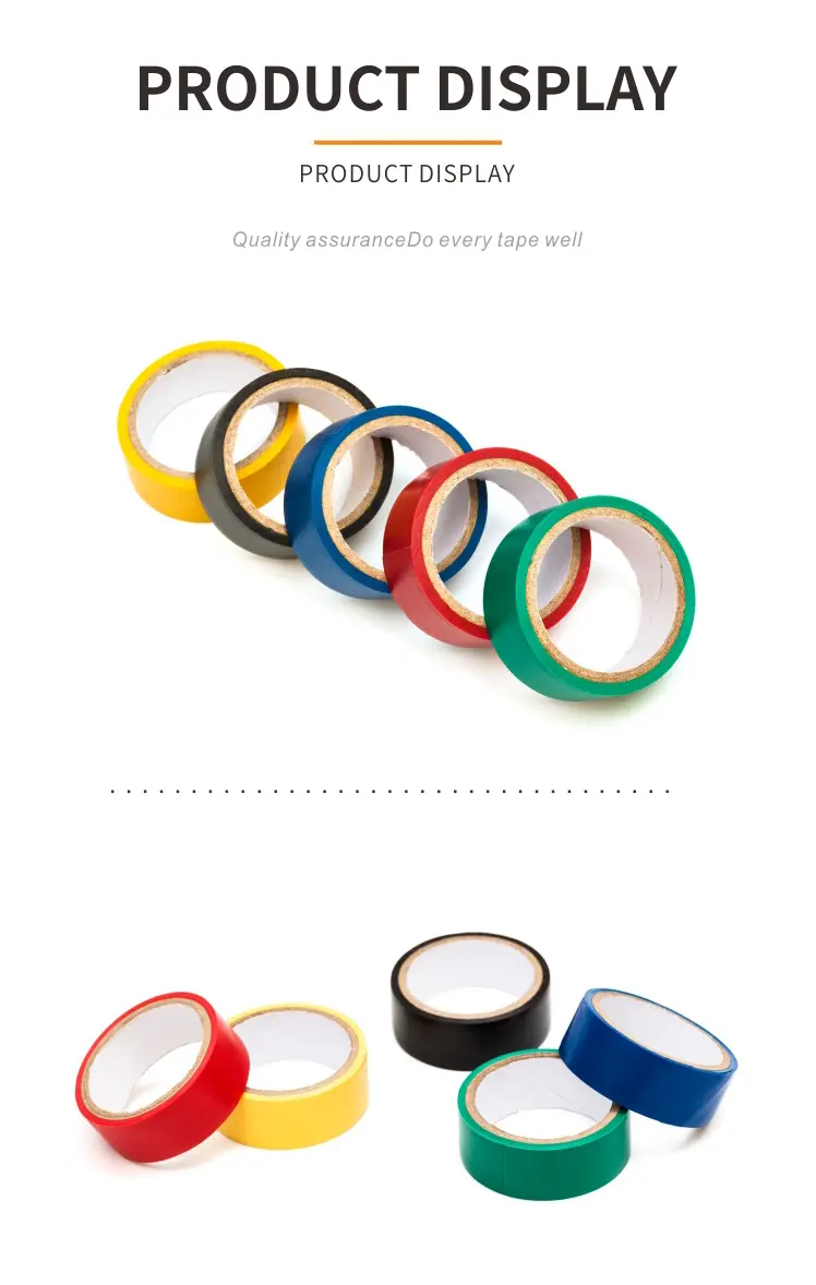 Premium Grade PVC Electrical tape Insulation tape (9)