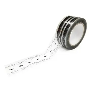 Clear Print Tape Logo Tape