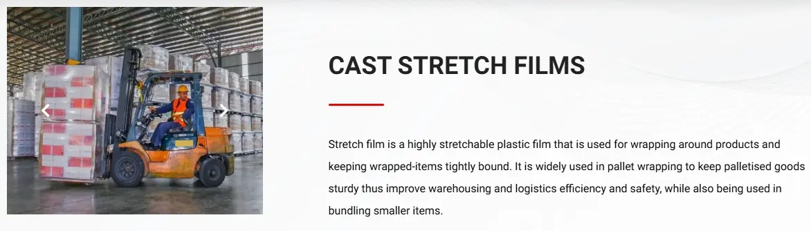 1000 Feet Clear or Black Stretch Wrap with Handle (4)