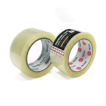 One Package Custom Packaging Tape Set OPP Tape Roll with Sticker