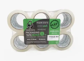 12 or 18 Packs Heavy Duty Tape Clear Packing Tape 100m